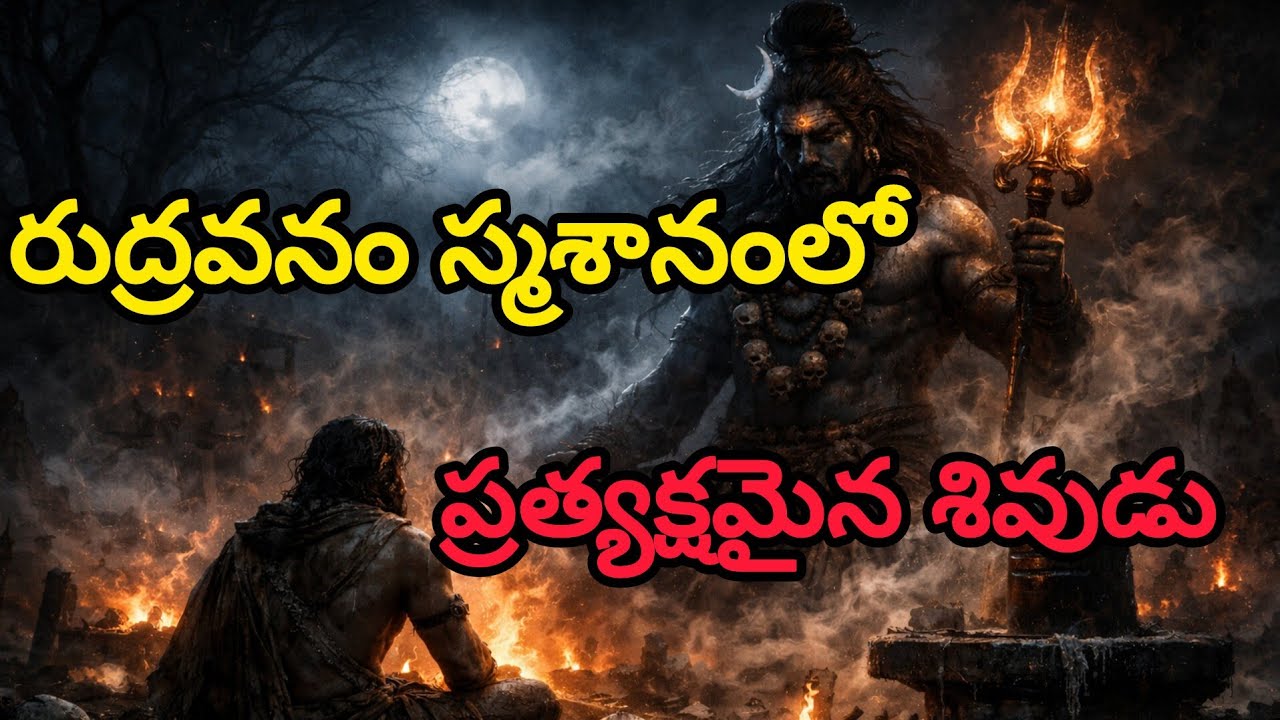 శివుడు ప్రత్యక్షమైన రుద్రవనం శ్మశానం! భైరవయ్యతో శివుడు ఏమి చెప్పాడు? | Telugu Horror Bhakti Story