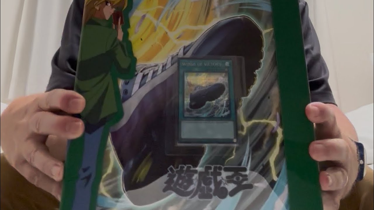 Unboxing rare Yu-Gi-Oh  Nike Air Max Muscle 95 Joey with promo card YuGiOh Red Eye Black Dragon 