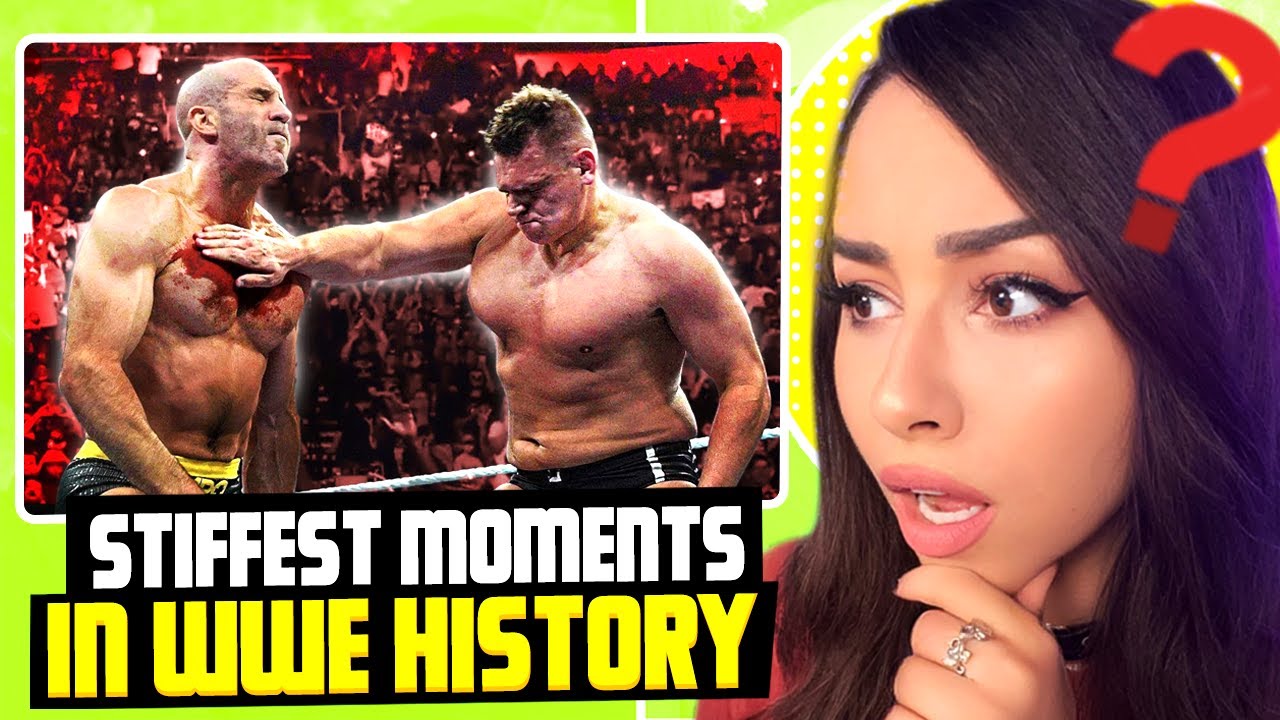 Girl Watches WWE - STIFFEST Moments In WWE History (Reaction)