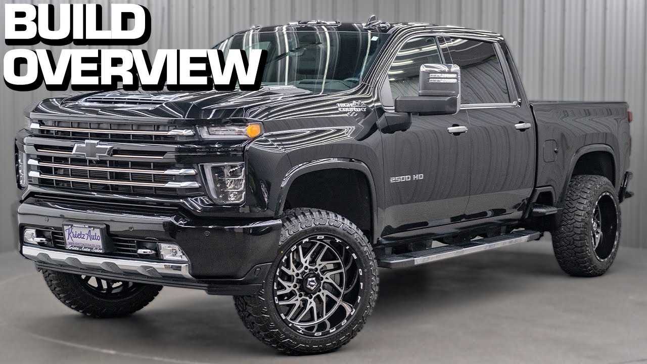 BUILD OVERVIEW: Lifted Chevy 2500 High Country | 2 Inch Rough Country Leveling Kit | TIS 544 Wheels