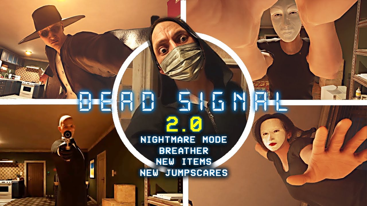 Dead Signal 2.0 Update - Nightmare Mode, Breather, New Items, All Jumpscares, Ending