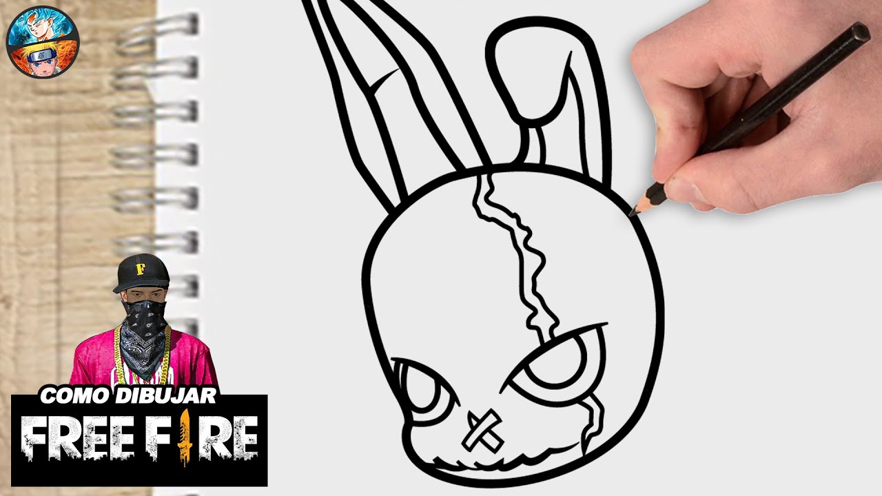 COMO DIBUJAR SKIN CONEJO CIBERNÉTICO De free fire Dibujos How to Draw CYBER RABBIT SKIN