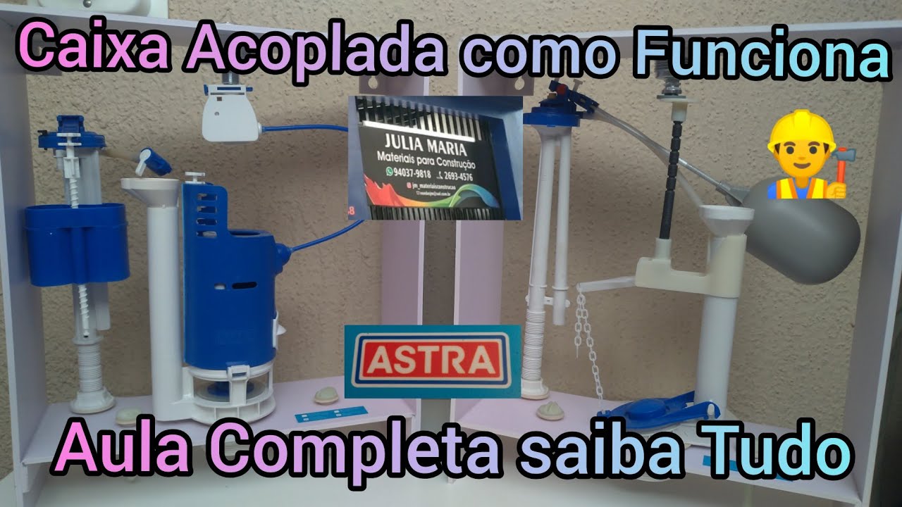 Aprenda como tudo Funciona Na privada com Caixa acoplada e possíveis Vazamentos Faça você mesmo 👷