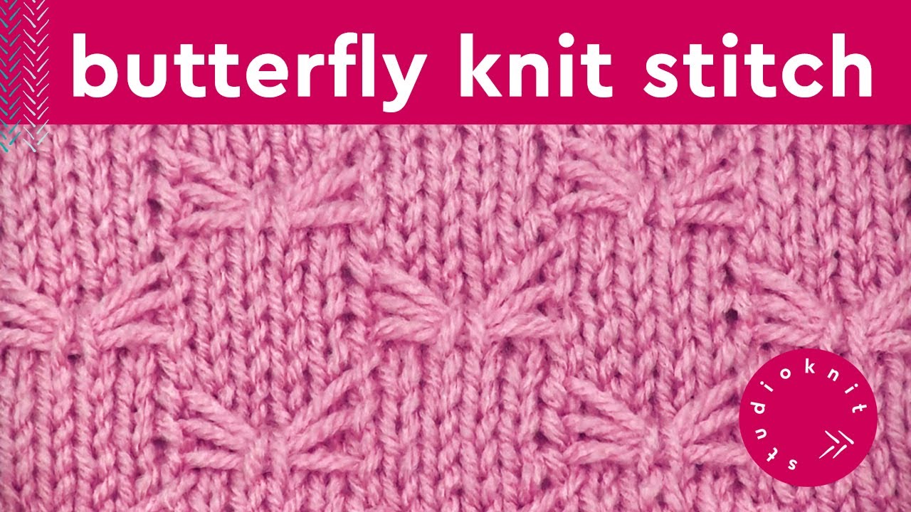 Butterfly Stitch | Slip Stitch Knitting Pattern