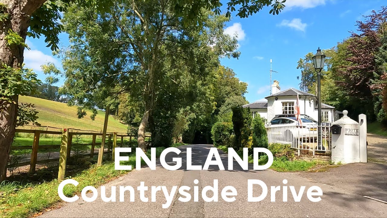 Driving in the English Countryside | Leith Hill to Battersea | via Rolling Surrey Hills and Forest