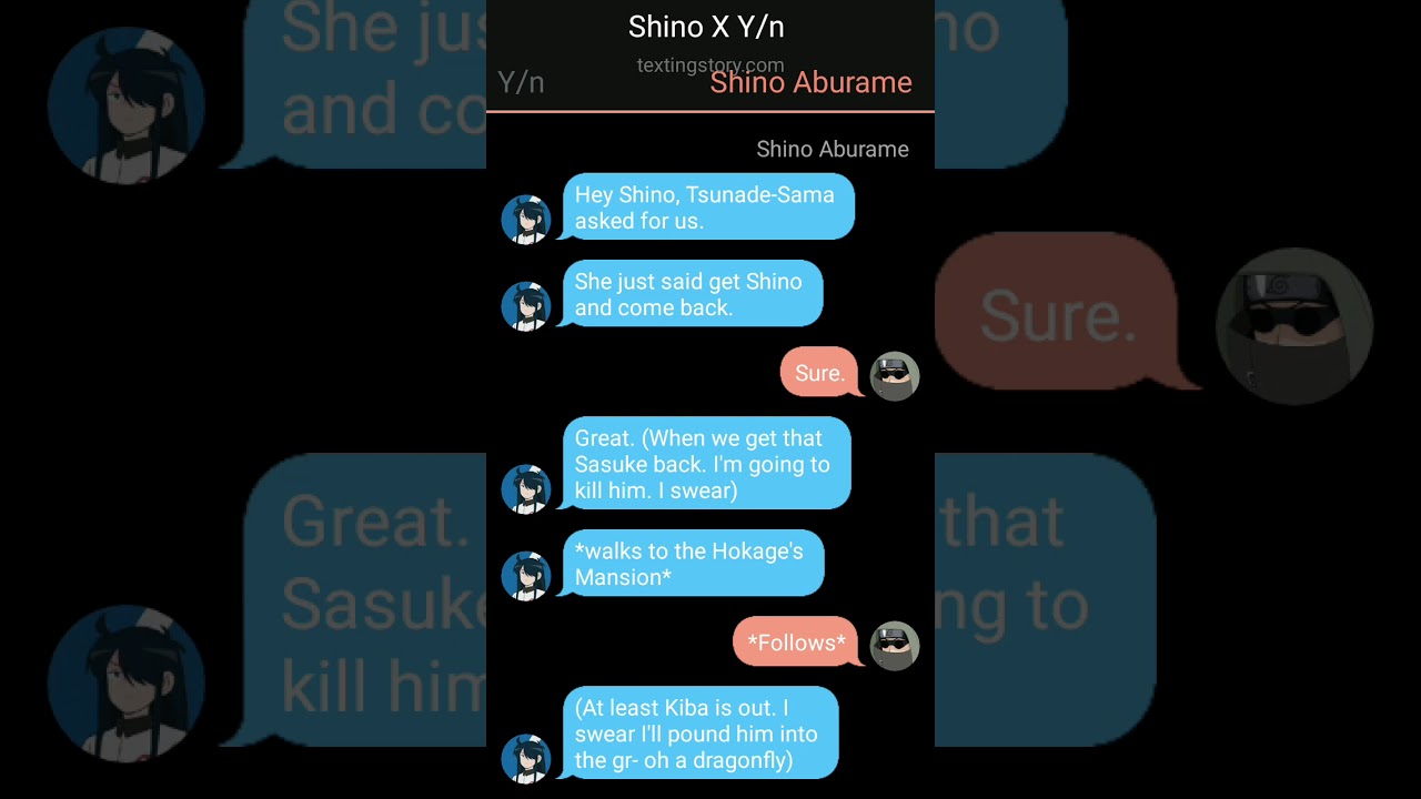 Shino X Y/n (Part 1)