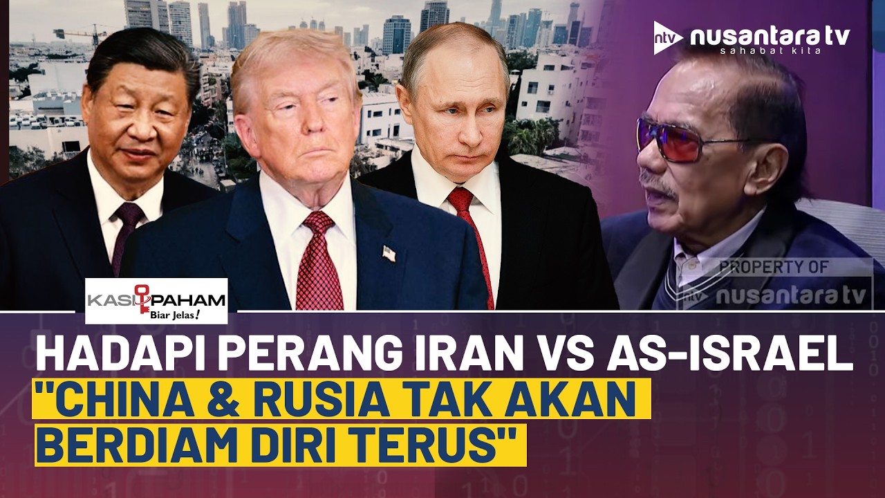 Saling Balas Perang Iran vs As-Israel, Chappy Hakim: China & Rusia Tak Akan Berdiam Diri Terus | NTV