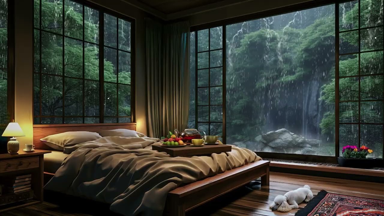 Piano Music for Quiet Evenings | Gentle Rain Sounds | Noctivian