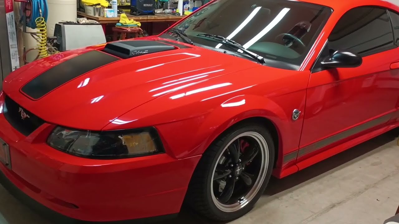 2004 Procharged Mustang Mach 1 start up and drive