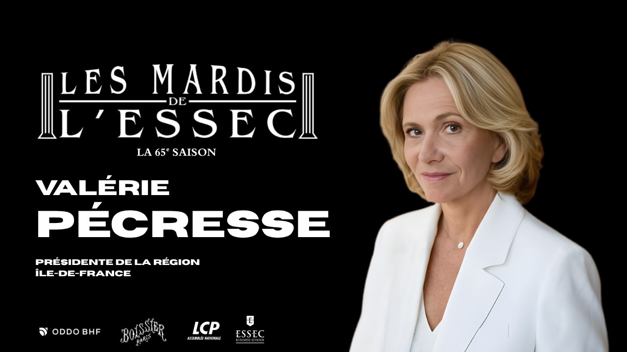 Val&eacute;rie P&eacute;cresse aux Mardis de l'ESSEC !