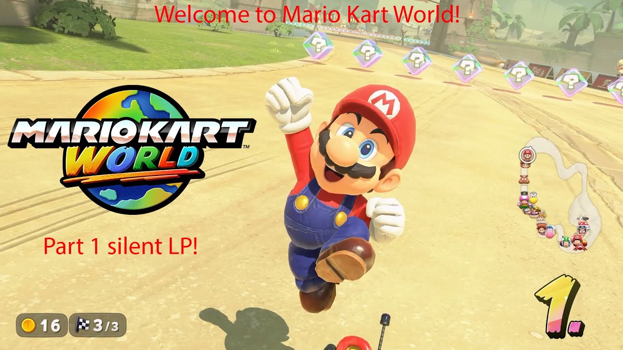 Welcome to Mario Kart World! Is it better than Mario Kart 8? Tune in to find out! Silent show off!