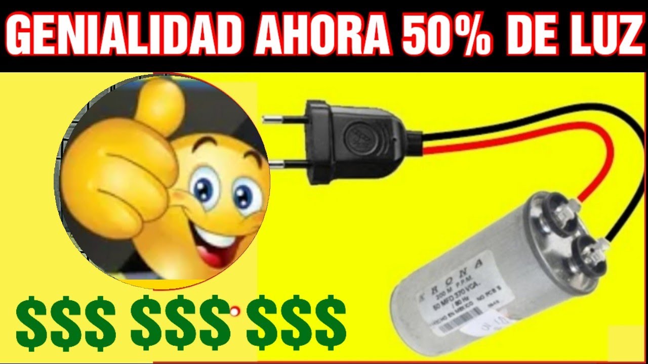 Simple Truco Para Pagar Menos Luz *Factor de Potencia
