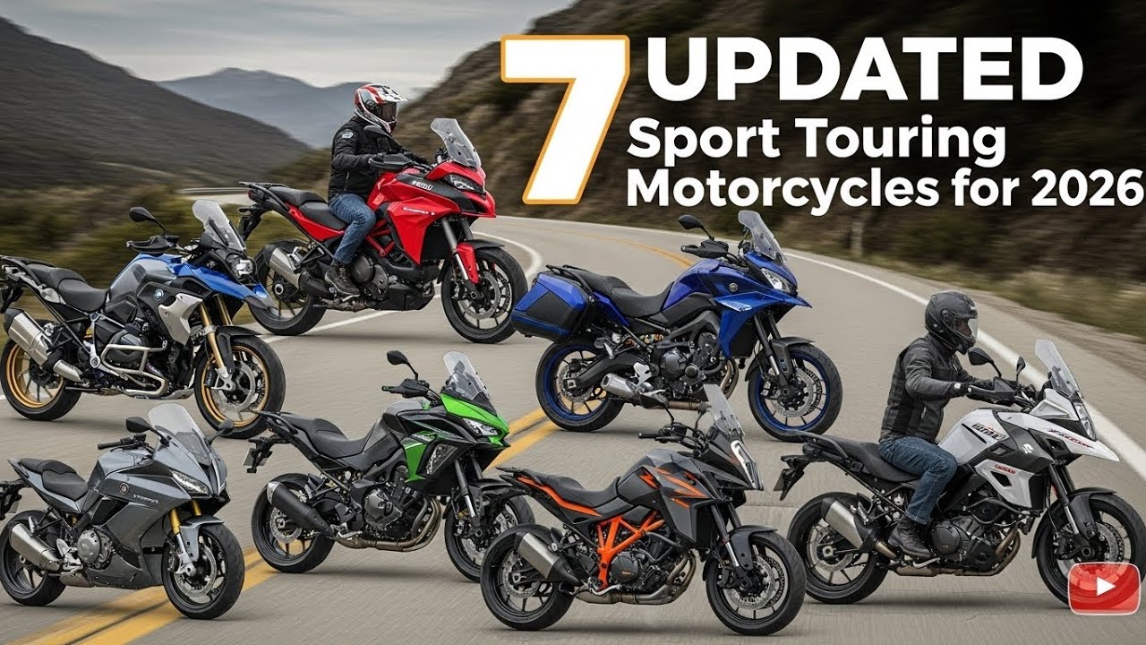 7 UPDATED Sport Touring Motorcycles for 2026