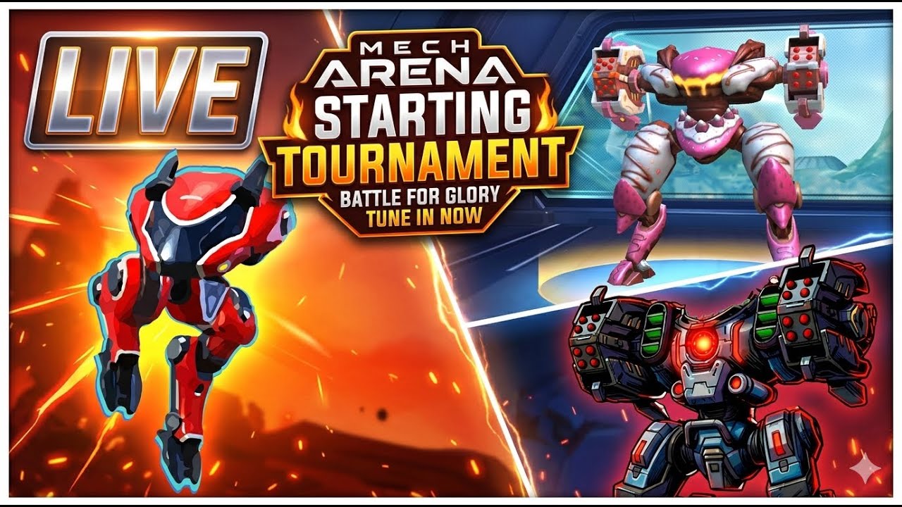 🔴 LIVE: MECH ARENA TOURNAMENT STARTING NOW! 🤖🔥