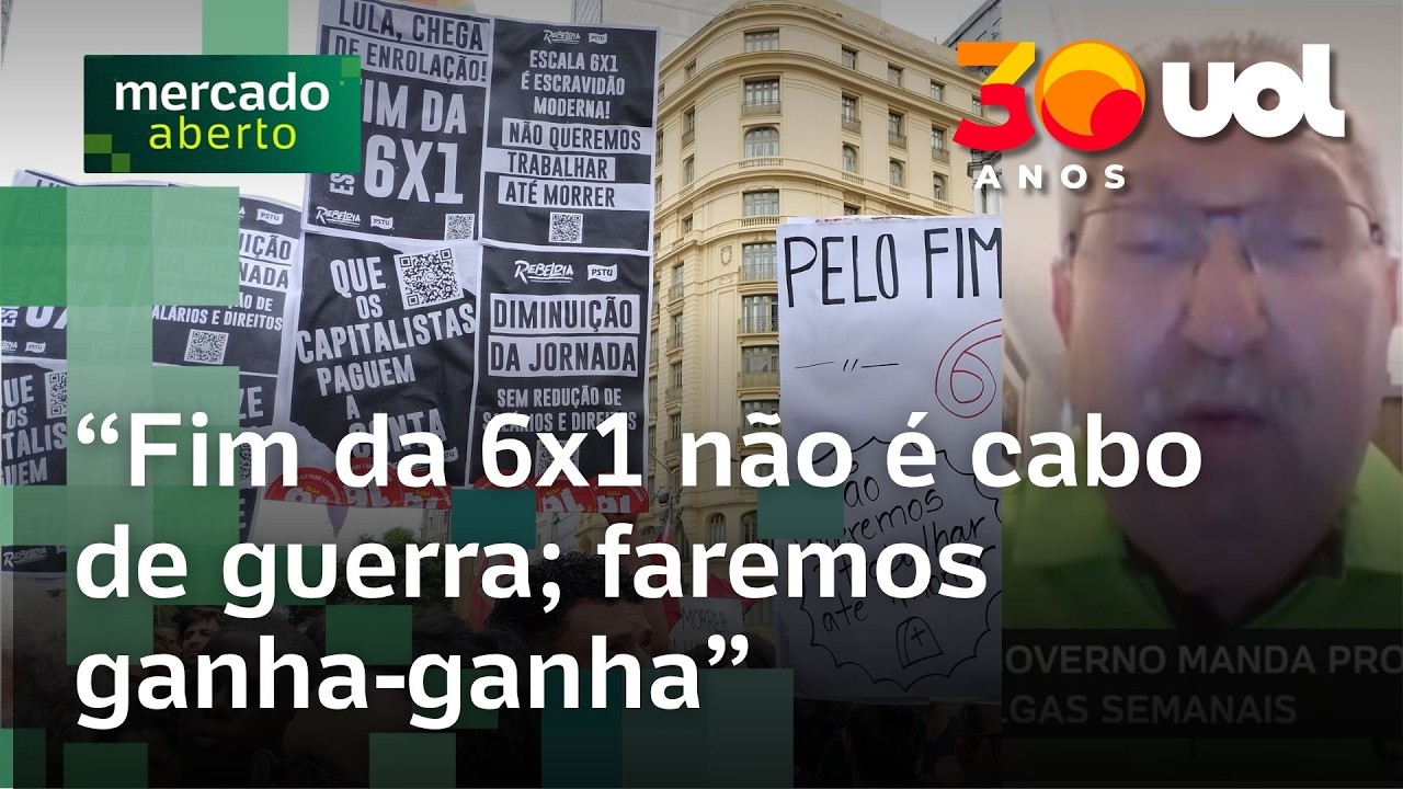 Fim da escala 6x1: Vamos convencer o empresariado que tamb&eacute;m &eacute; bom para ele, diz CSB