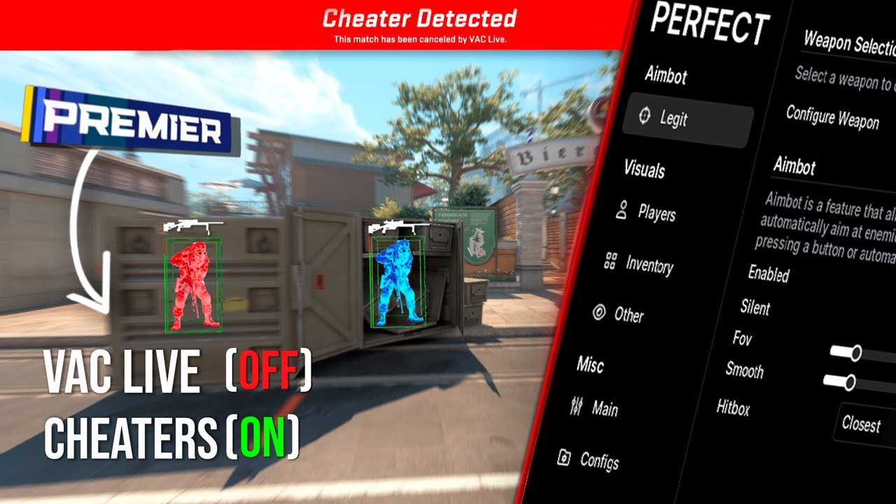 CS2 USANDO HACK NO PREMIER COM SKIN CHANGER, AIMBOT E WALL HACK 100% INDETECTAVEL PELO VAC LIVE