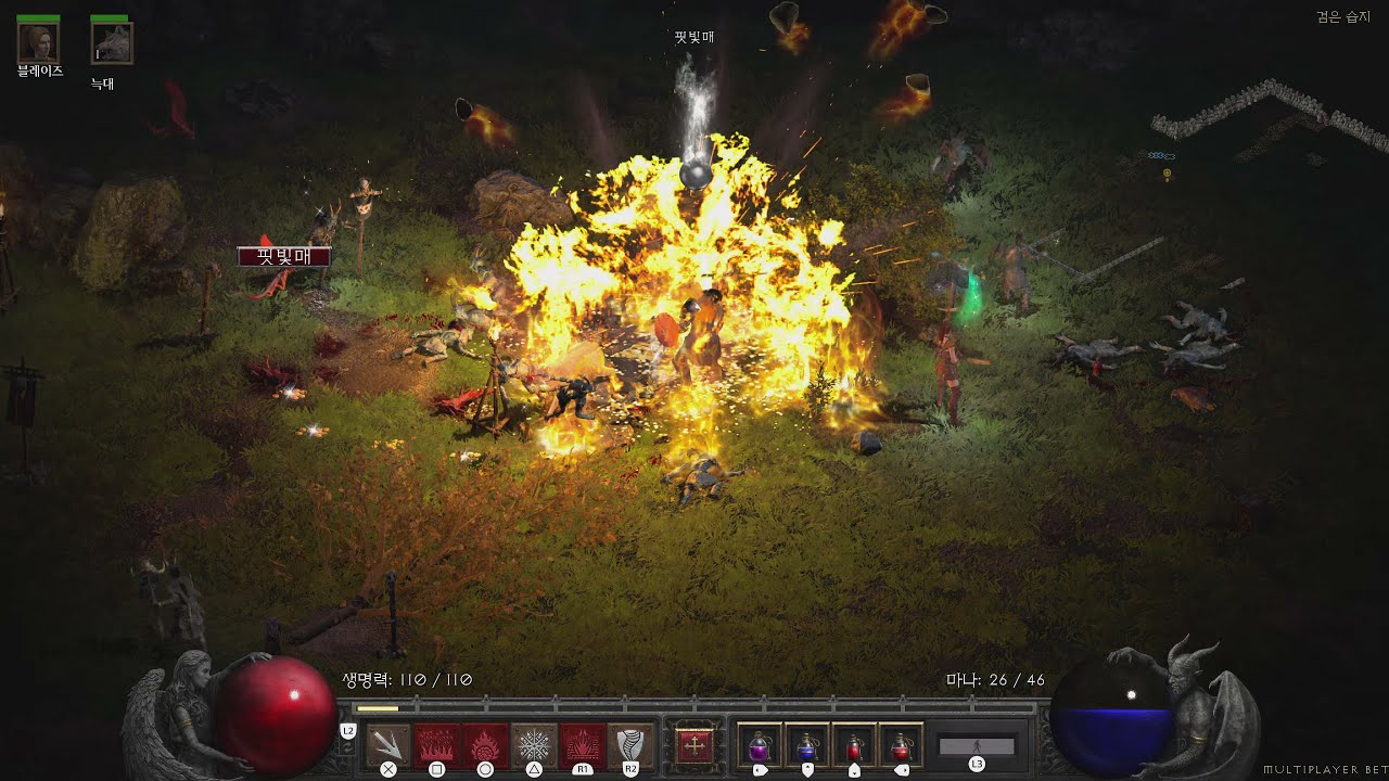 #PS5 #플스5 #디아블로2 #디아블로2레저렉션 #레저렉션 PS5 Diablo II: Resurrected Beta_20210814095820