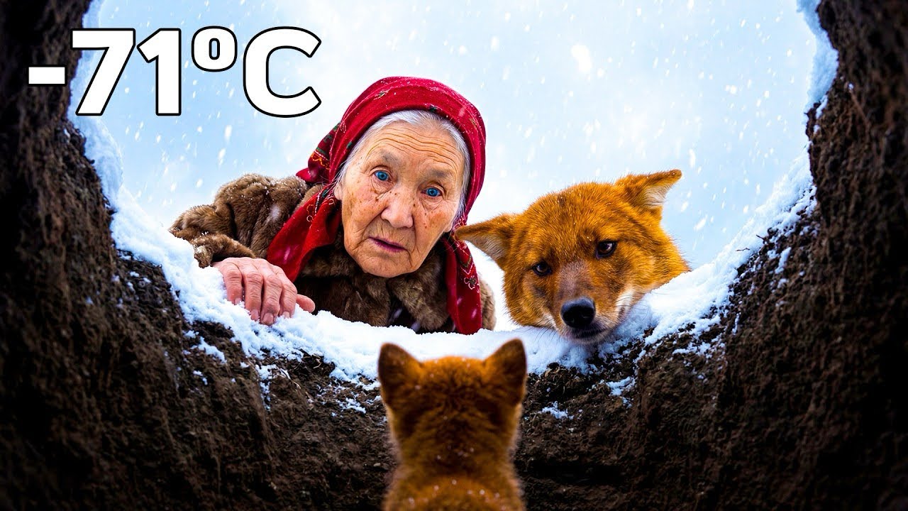 A Mother Dhole Ran to an Old Woman's Door Begging for Help in a Siberian Blizzard
