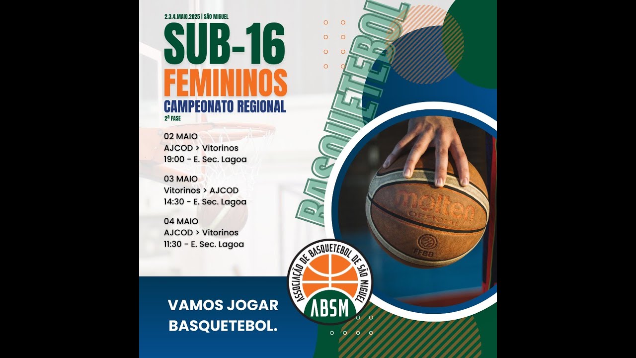 AJCOD vs  Vitorinos - Regional Clubes Sub-16 Feminino 2025 - 2ª Fase