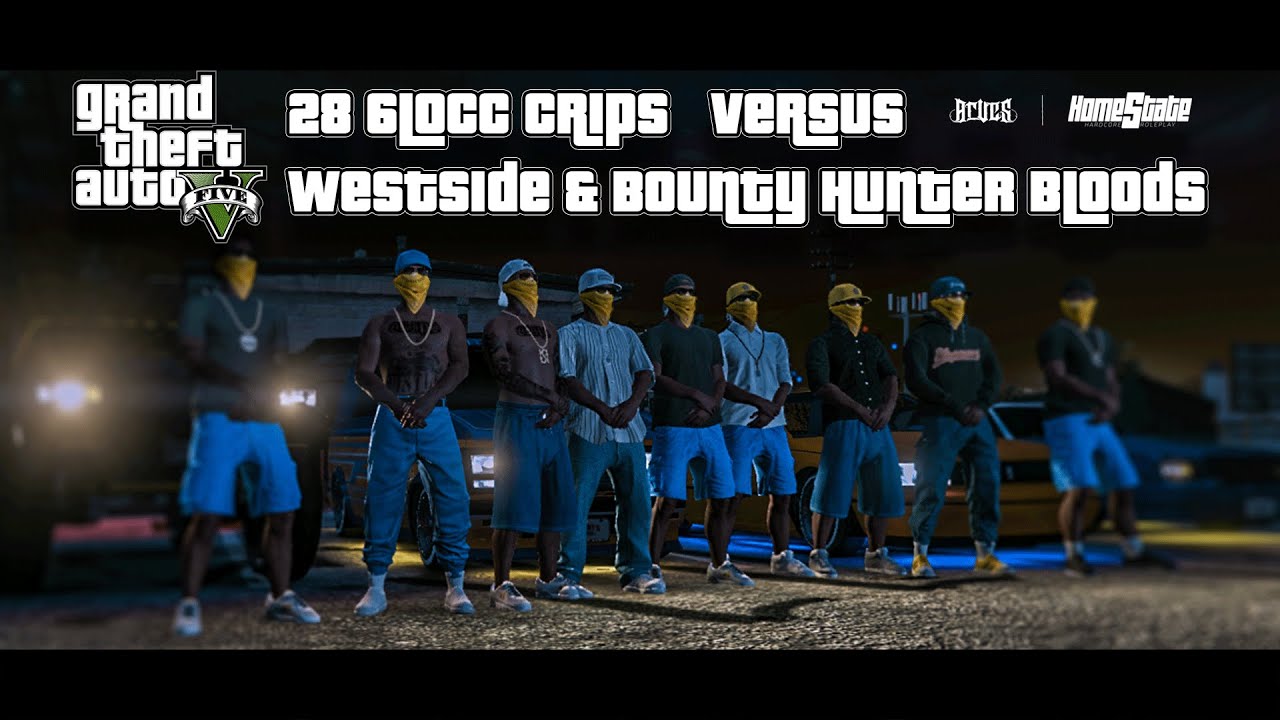 [Homestate] 28 Blocc Crips & Cobras vs Westside Bloods & Bounty Hunter Bloods