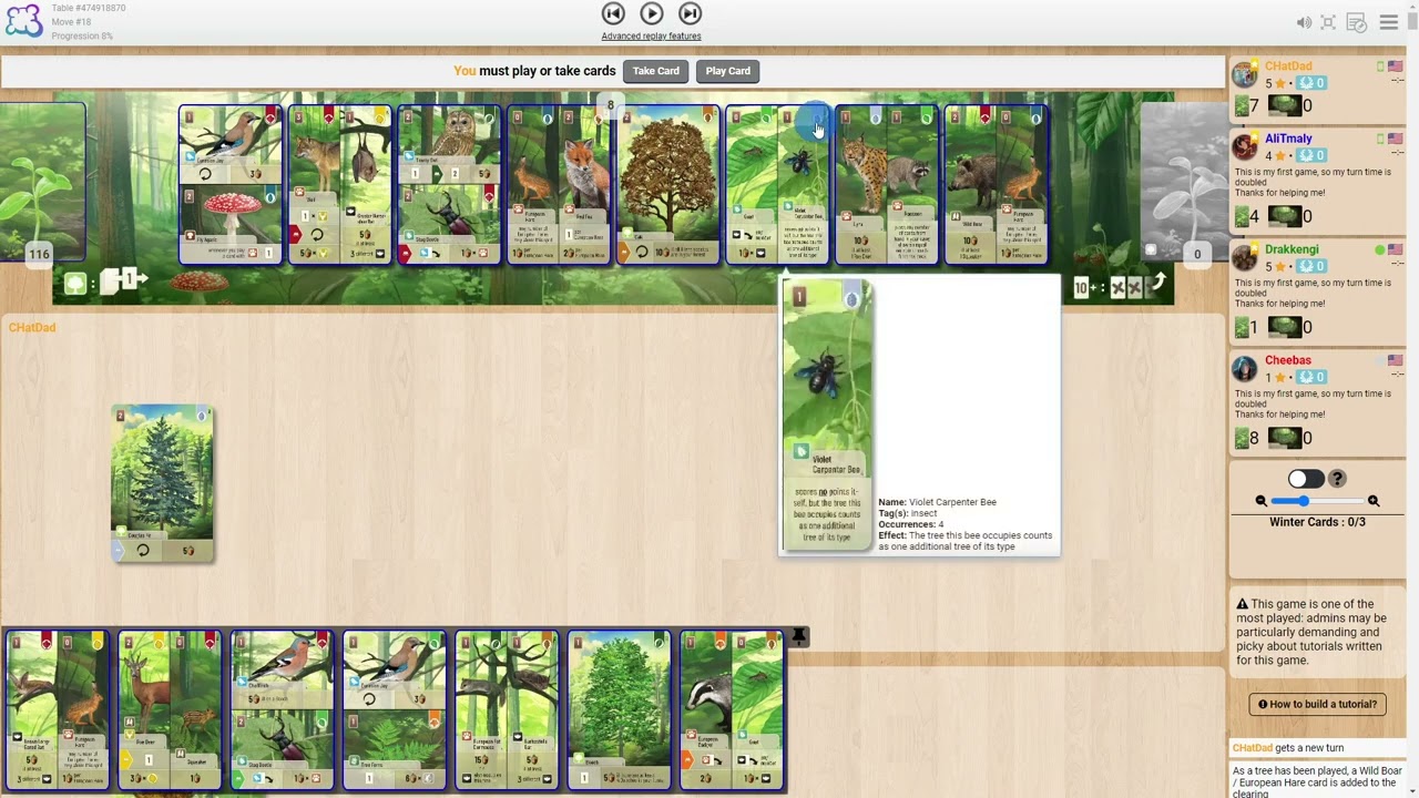 How to Play Forest Shuffle on BGA