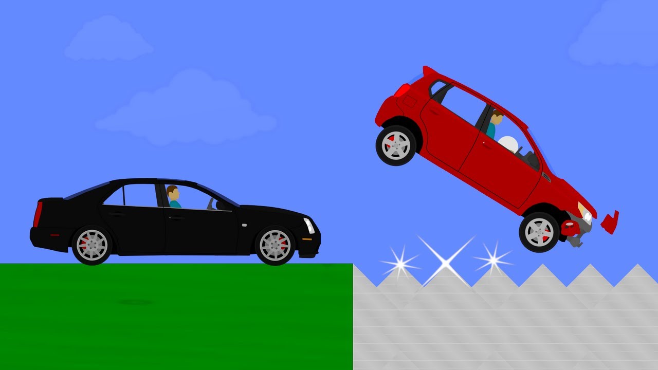 Extreme Car Destruction - Phun Algodoo Moments
