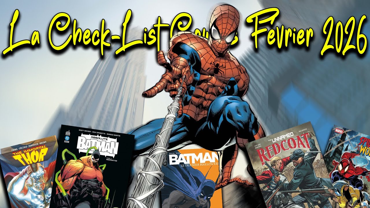 La CHECK-LIST COMICS de Février 2026