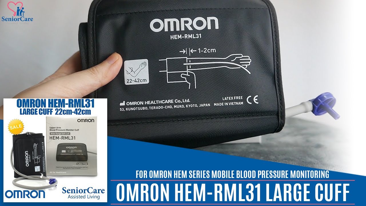 TRY THIS NEW TECH! Omron RML31 WIDE RANGE Upper Arm Large Cuff