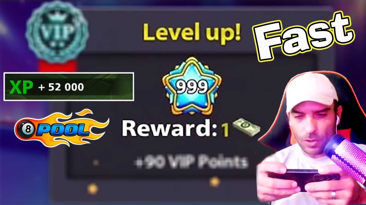 Level Up Fast 🔥 1 To 600 Level 999 Next 8 ball pool