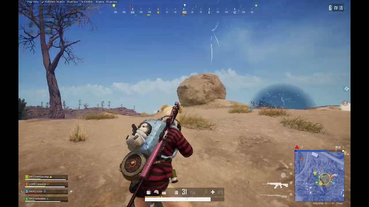 PUBG｜好可惜喔差點兩隻全抓嚕