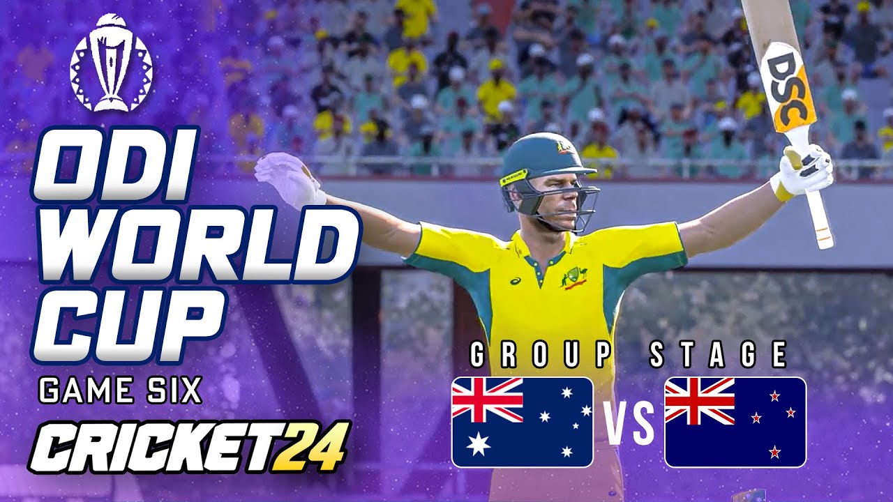 AUSTRALIA v NEW ZEALAND - ODI WORLD CUP - Cricket 24 Gameplay
