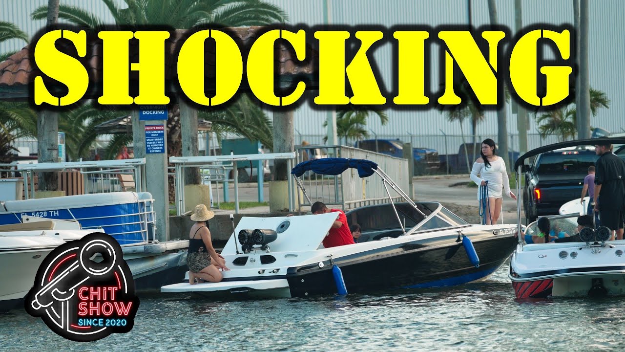 She was truly Shocked ! Boater Never Seen this At Black Point Marina
