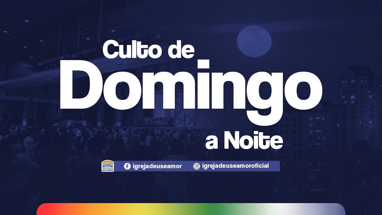 Culto da Noite | Domingo | IPDA AO VIVO | 08/03/2026