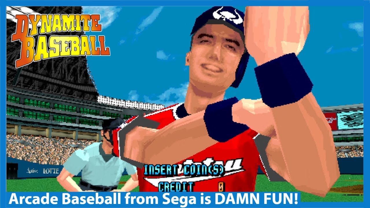 A GOOD Baseball Game! Dynamite Baseball 97! Sega's Retro Gaming Arcade Sports Banger!