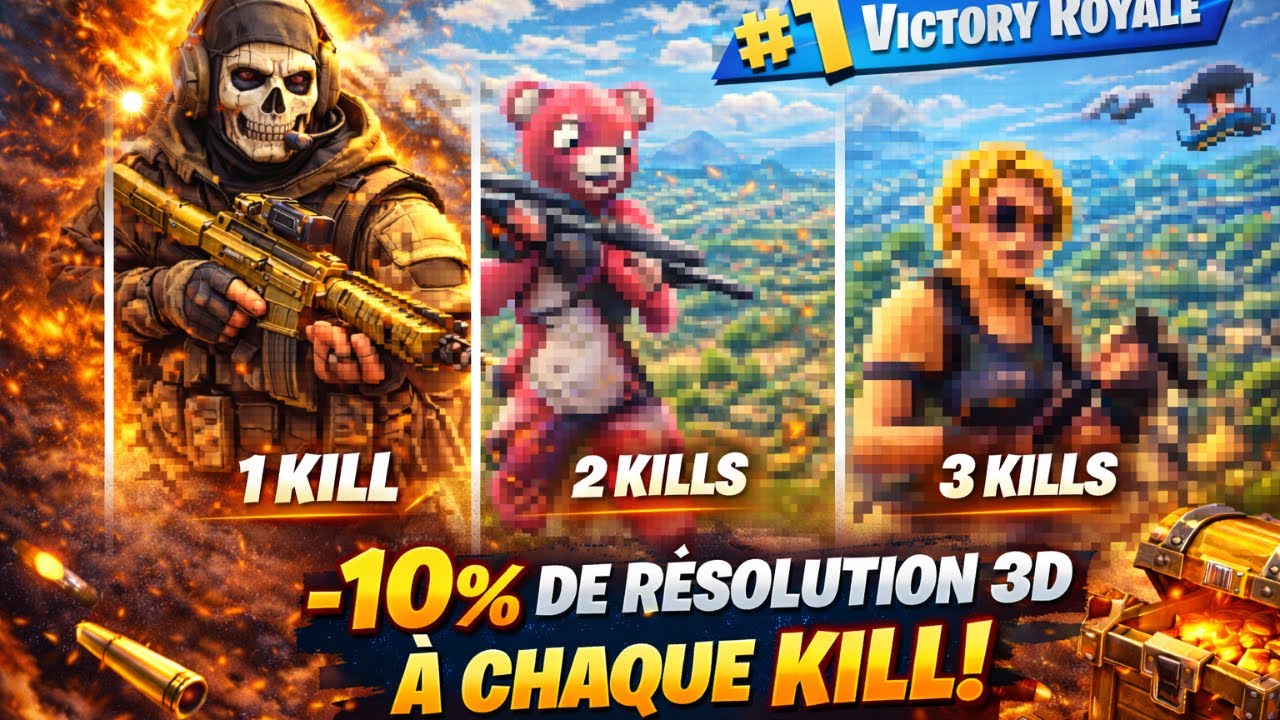 A CHAQUE KILL JE BAISSE LA RESOLUTION 3D DE 10%