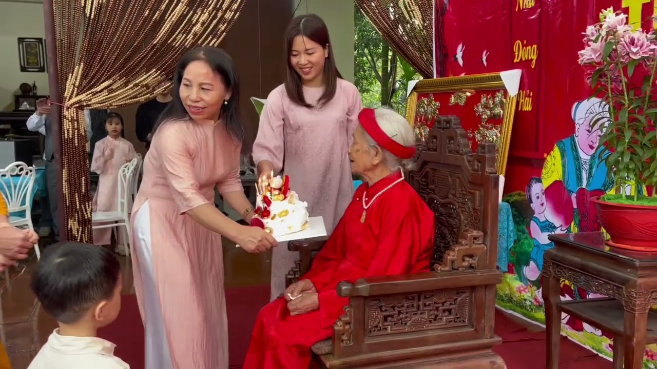 Mừng thọ cụ Vũ Thị Nhạ - 90 Tuổi.