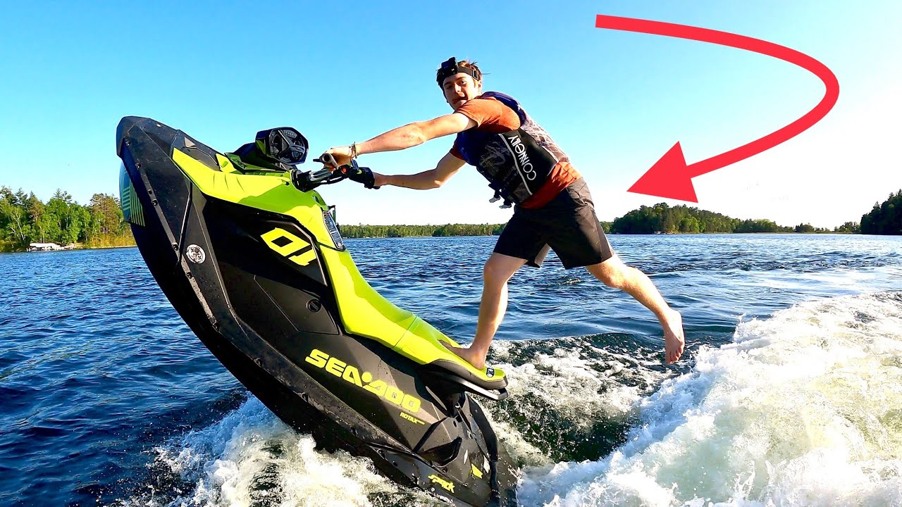 Wheelies on New 2023 Sea Doo Trixx!