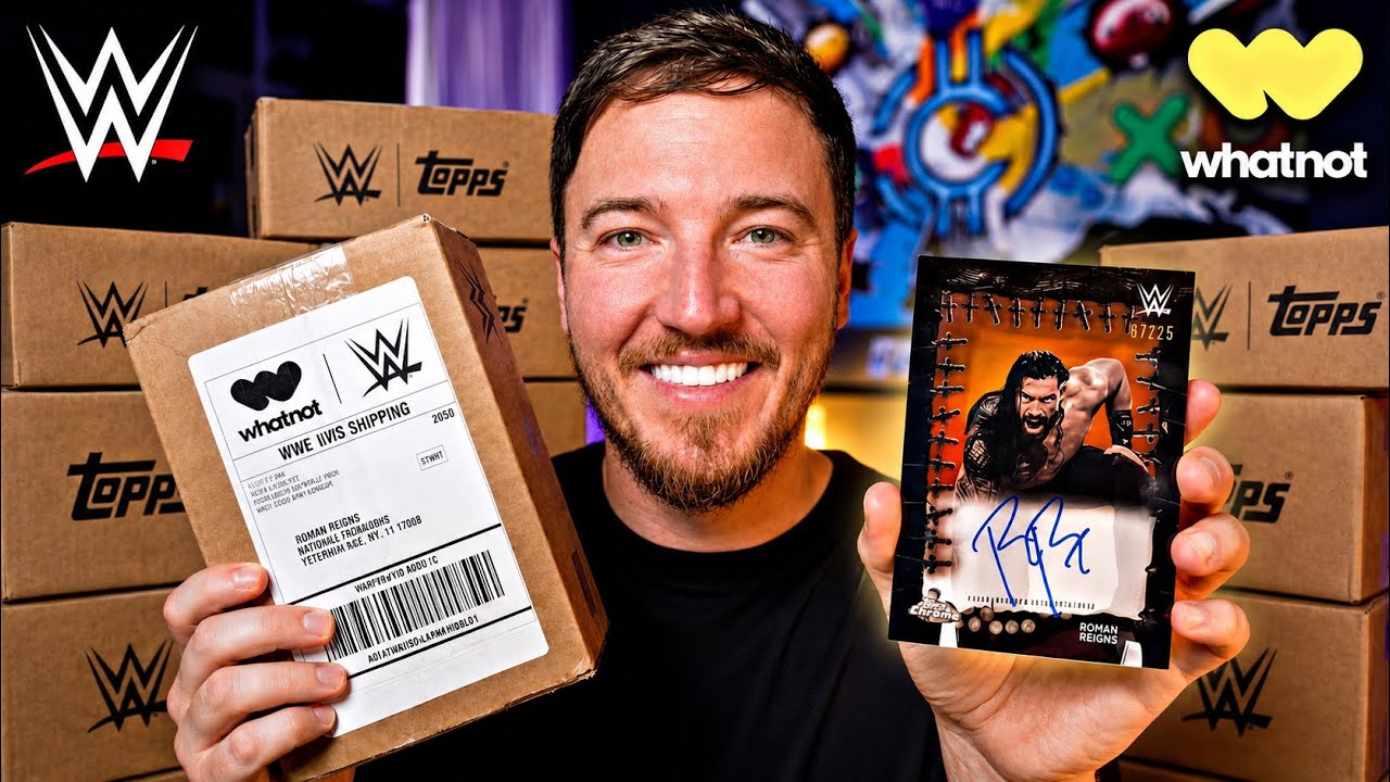 Покупка коллекционных карточек WWE на Whatnot наконец-то принесла огромную прибыль! (Убыток в 150...