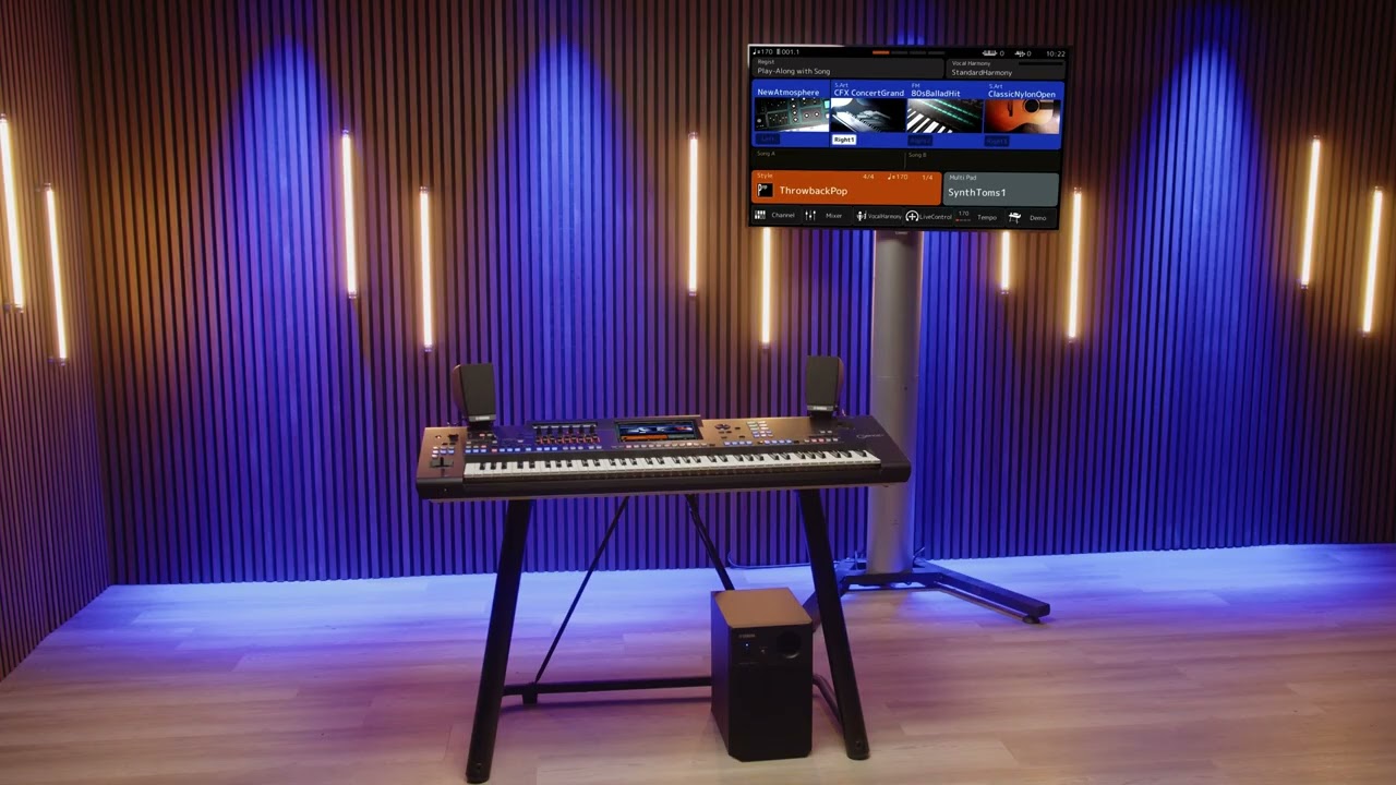 Yamaha Genos 2 ~ How To Use HDMI  #yamaha #genos2 #hdmi #music #keyboard