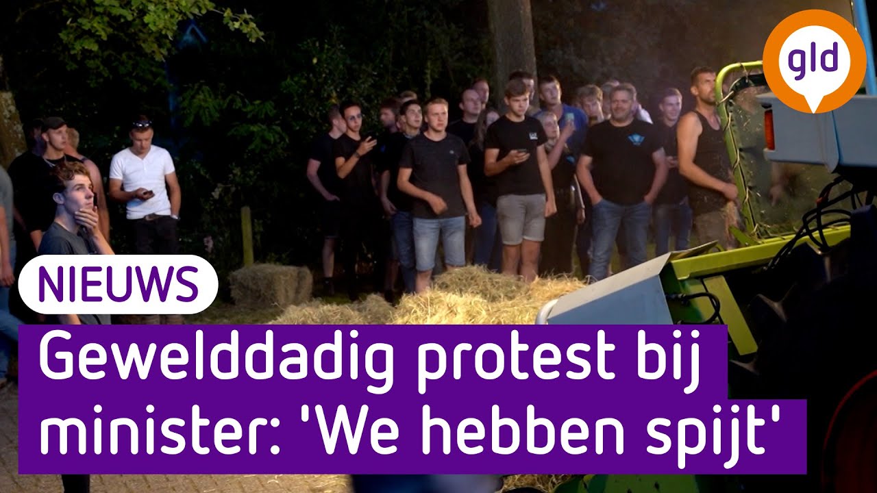 Boze boeren krijgen werkstraf om rellen bij huis van stikstofminister Van der Wal