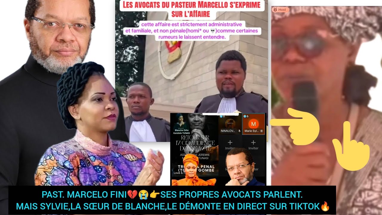 PAST. MARCELO FINI💔😭👉SES PROPRES AVOCATS PARLENT MAIS SYLVIE,LA SŒUR DE BLANCHE,LE DÉMONTE EN DIRECT