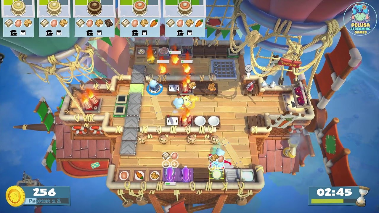TARDE DE #OVERCOOKED2 EN #PS5 #PLAYSTATION5