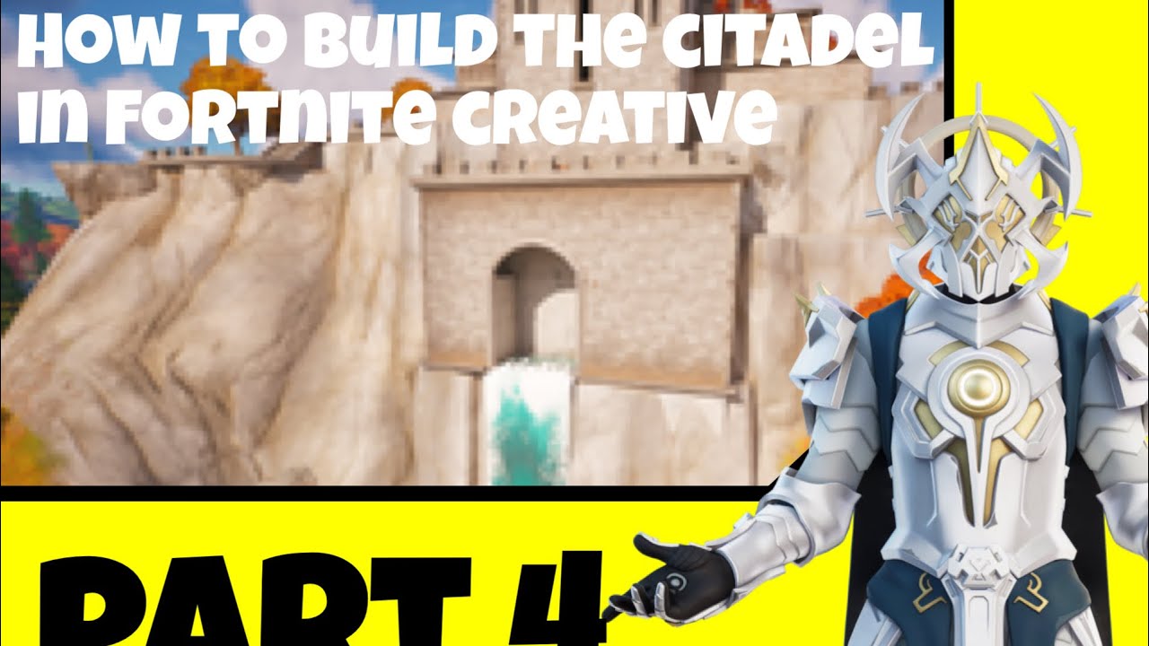 How to build the citadel in Fortnite creative (part 4)