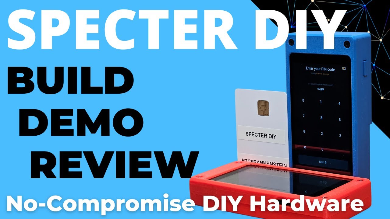 Specter DIY Bitcoin Hardware Wallet with STM32F469I-DISCO (Easy Build, High Security)
