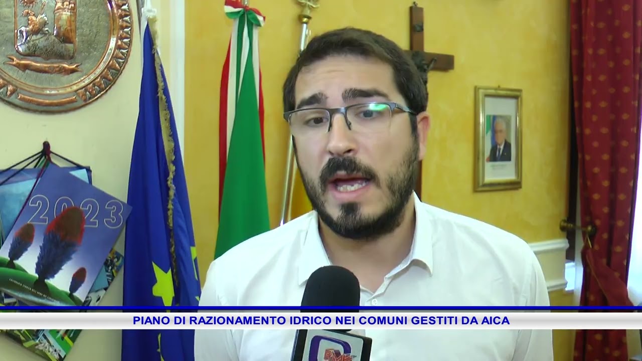 PIANO DI RAZIONAMENTO IDRICO NEI COMUNI GESTITI DA AICA