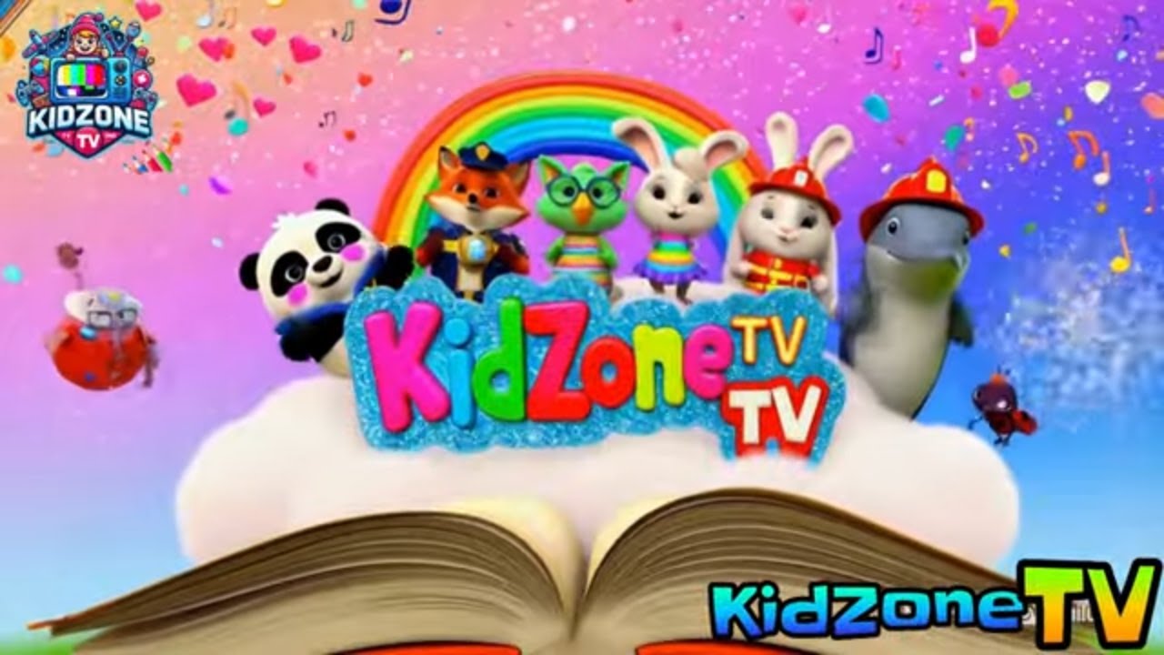 🎶Community Helpers Song for Kids | Learn Professions with Fun Nursery Rhymes | KidZone TV 🚒👮♂️✈️