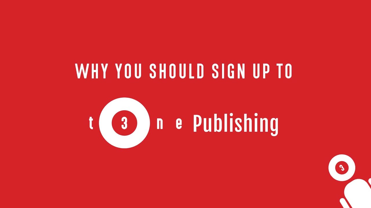 Why You Should Sign Up to 3tone Publishing