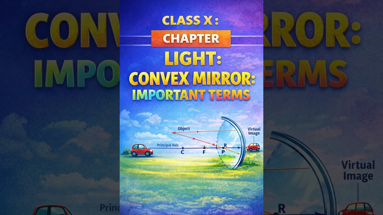 Convex Mirrors Important Terms