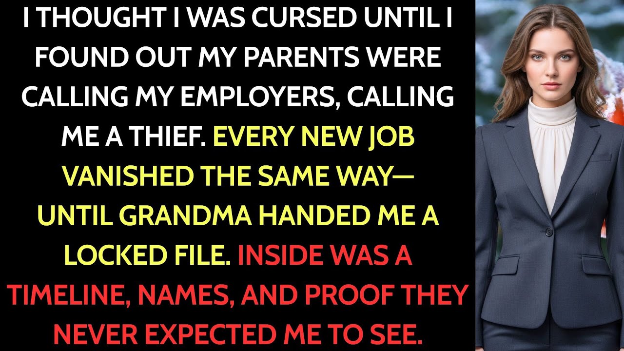 My Parents Told Every Employer I Was A Thief—Grandma Had Already Prepared For That