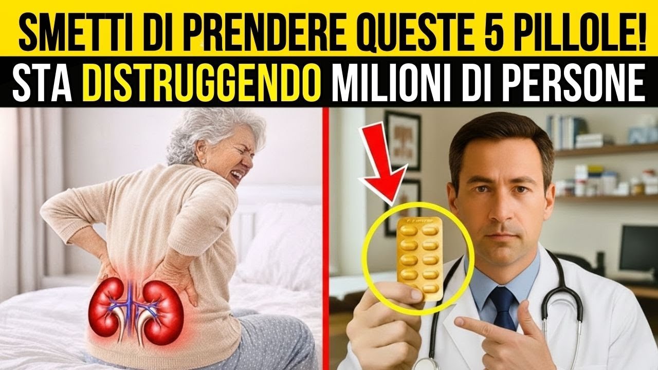 Il Nefrologo Avverte: Queste 5 Pillole Comuni Stanno Danneggiando i Reni negli Anziani